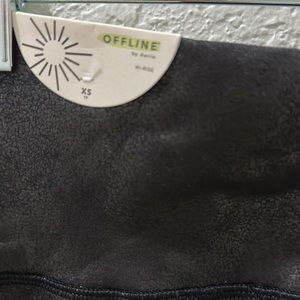 NWT offline by Aerie crackle look leggings